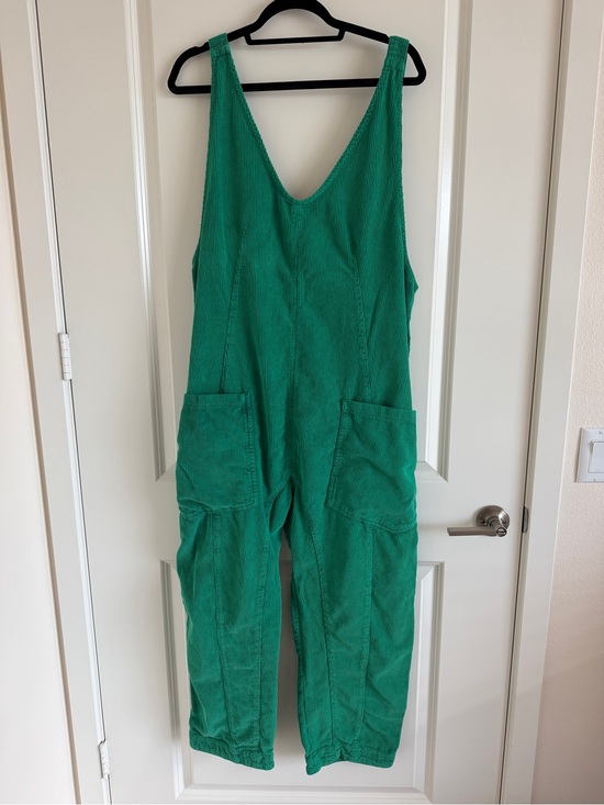 We The Free Pants - We The Free Emerald Green Corduroy Jumpsuit